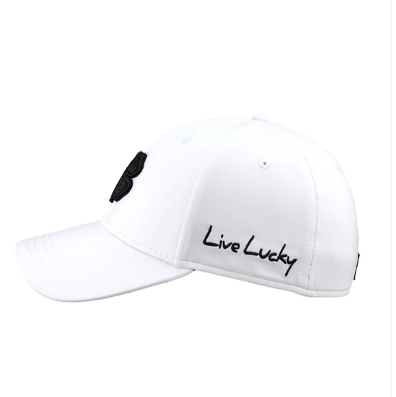 🍀BLACK CLOVER Premium Clover 1 Hat~ White NWT Size L/XL - Picture 2 of 8